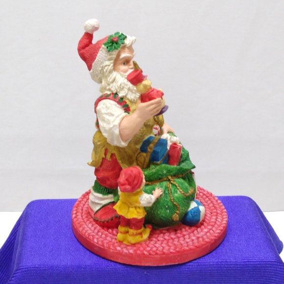 Santa's Magical Toy Shop Collectible Figurine - Cheryl Ann Original 1995 Vintage - Picture 3 of 11